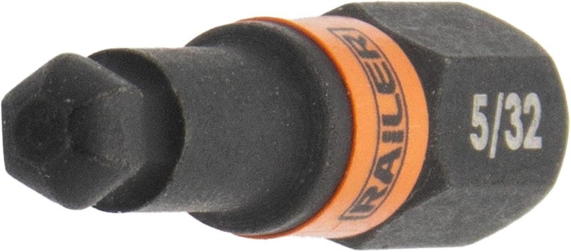 Railer Ball-End Hex 7/64" Impact Driver Bit - Allen Wrench Drill Hex Bits. 1/4 Quick Release S2 Steel 2 inch 7/64" Ball-End Hex Bits. (5 Pack) - Image 2